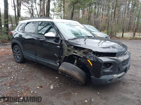 2021 Chevrolet TrailBlazer ACTIV with VIN KL79MSSL9MB160948, listed as a IAAI auction lot 41800085 with 97,034 mi miles and . Bid and sale history available at DreamBid. Image 1.
