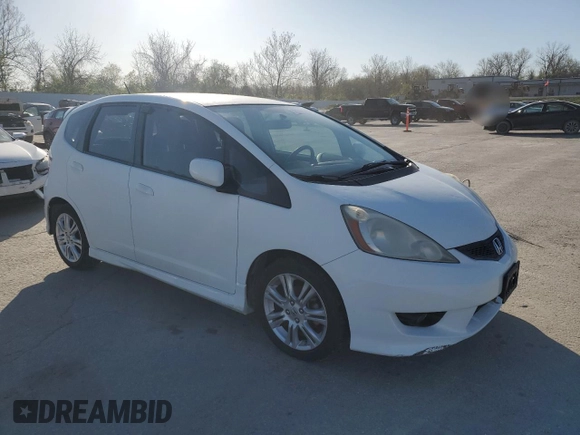 2009 Honda Fit Sport with VIN JHMGE88419C001626, listed as a Copart auction lot 52047375 with 154,585 mi miles and Salvage Title. Bid and sale history available at carsss.com. Image 4.