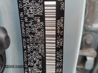 2016 Toyota Prius Four z VIN JTDKARFU1G3006158, wystawiony jako Copart lot #56500265 z przebiegiem 57 418 mil mil oraz Szkoda całkowita • Salvage title. Historia ofert i sprzedaży dostępna na DreamBid. Obrazek 13.