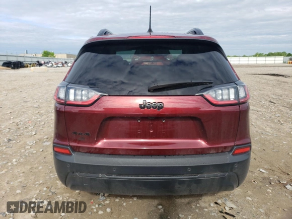 2020 Jeep Cherokee Latitude Plus with VIN 1C4PJMLB3LD603179, listed as a Copart auction lot 56113904 with 61,624 mi miles and Salvage title. Bid and sale history available at DreamBid. Image 6.