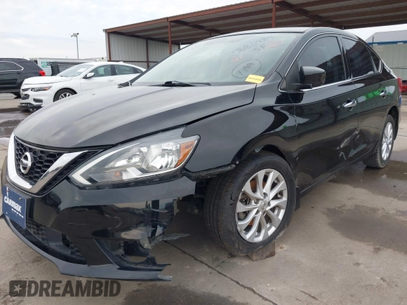 2019 Nissan Sentra SV with VIN 3N1AB7APXKY239344, listed as a IAAI auction lot 41680484 with 58,386 mi miles and . Bid and sale history available at DreamBid. Image 6.