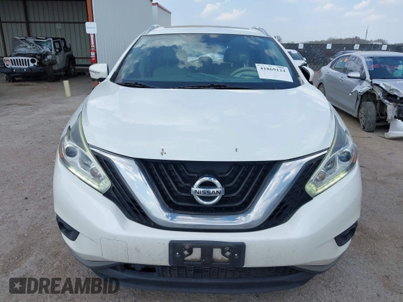 2015 Nissan Murano SL z VIN 5N1AZ2MH5FN213233, wystawiony jako IAAI lot #41869124 z przebiegiem 125 104 mil mil oraz . Historia ofert i sprzedaży dostępna na DreamBid. Obrazek 12.