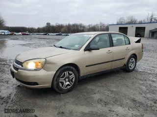 2005 Chevrolet Malibu with VIN 1G1ZS52FX5F254375, listed as a Copart auction lot 49496314 with 106,654 mi miles and Salvage Title. Bid and sale history available at carsss.com. Image 1.