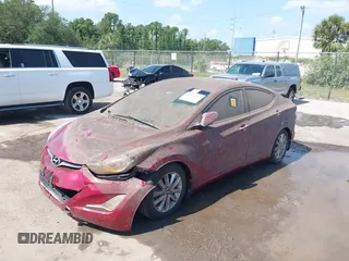 2015 Hyundai Elantra SE z VIN 5NPDH4AE1FH599305, wystawiony jako IAAI lot #42082653 z przebiegiem Nie podano mil oraz . Historia ofert i sprzedaży dostępna na DreamBid. Obrazek 2.