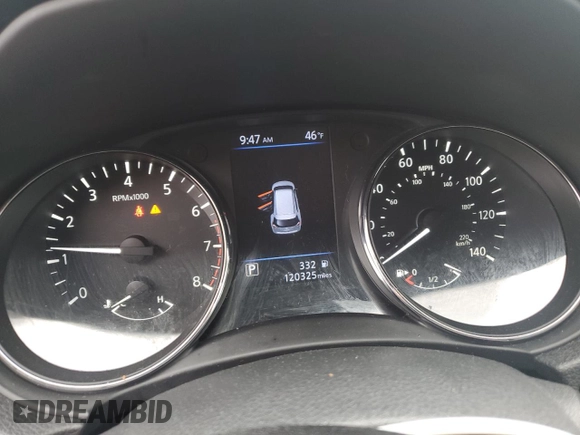 2018 Nissan Rogue SV with VIN 5N1AT2MV1JC780700, listed as a Copart auction lot 48323075 with 120,325 mi miles and Salvage Title. Bid and sale history available at DreamBid. Image 9.
