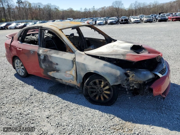 2008 Subaru Impreza Sedan (Natl) WRX with VIN JF1GE746X8G508816, listed as a Copart auction lot 49580425 with 0 mi miles and Salvage Title. Bid and sale history available at carsss.com. Image 4.