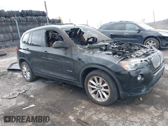 2015 BMW X3 xDrive28i with VIN 5UXWX9C53F0D48046, listed as a IAAI auction lot 41893060 with Not Provided miles and . Bid and sale history available at DreamBid. Image 1.