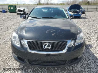 2010 Lexus GS 350 with VIN JTHCE1KS6A0026556, listed as a Copart auction lot 49154445 with 0 mi miles and Salvage Title. Bid and sale history available at carsss.com. Image 5.