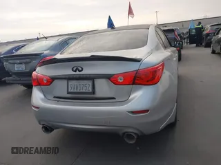 2017 Infiniti Q50 3.0t Premium with VIN JN1EV7APXHM741839, listed as a IAAI auction lot 41260299 with 107,644 mi miles. Bid and sale history available at carsss.com. Image 16.