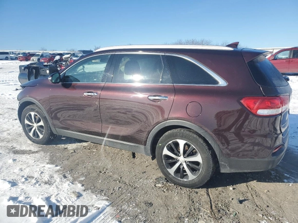 2016 Kia Sorento EX with VIN 5XYPH4A17GG030963, listed as a Copart auction lot 45870525 with 168,357 mi miles and Salvage title. Bid and sale history available at DreamBid. Image 2.