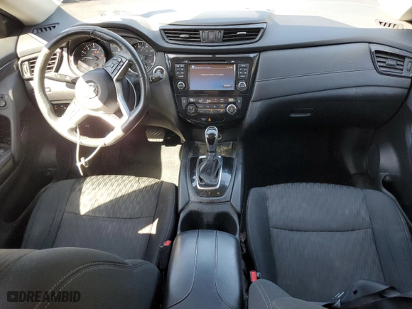 2017 Nissan Rogue SV with VIN 5N1AT2MV8HC780008, listed as a Copart auction lot 49343025 with 77,972 mi miles and Salvage Title. Bid and sale history available at carsss.com. Image 8.