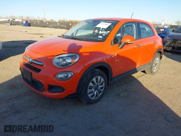 2016 FIAT 500X Pop with VIN ZFBCFXAT9GP393269, listed as a IAAI auction lot 41133805 with 45,077 mi miles and . Bid and sale history available at DreamBid. Image 2.