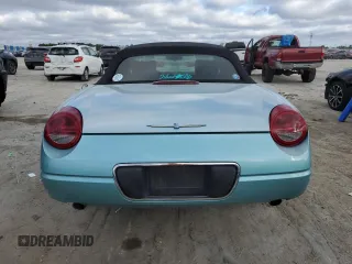 2002 Ford Thunderbird Hardtop Premium with VIN 1FAHP60A72Y121984, listed as a Copart auction lot 41880535 with 97,660 mi miles and Salvage Title. Bid and sale history available at DreamBid. Image 6.