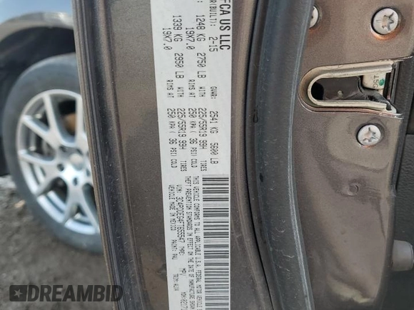 2015 Dodge Journey R/T with VIN 3C4PDDEG4FT655547, listed as a Copart auction lot 51601945 with 93,353 mi miles and Salvage Title. Bid and sale history available at DreamBid. Image 15.