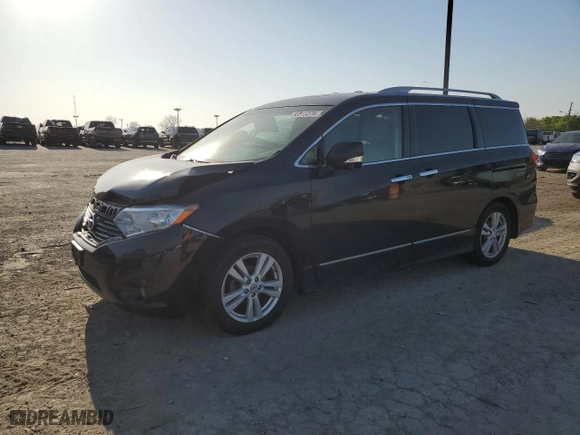 2015 Nissan Quest S with VIN JN8AE2KPXF9134468, listed as a Copart auction lot 50813374 with 108,017 mi miles. Bid and sale history available at carsss.com. Image 1.