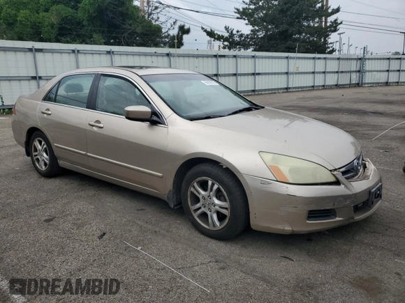 2007 Honda Accord EX с VIN 1HGCM56747A001953, выставлен на аукционе Copart как лот 59899005 с пробегом 157 143 миль миль и Чистый • Clean title. История ставок и продаж доступна на DreamBid. Изображение 4.