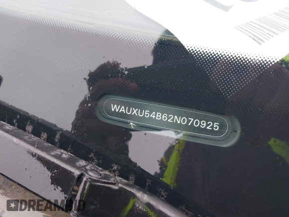 2002 Audi S6 z VIN WAUXU54B62N070925, wystawiony jako IAAI lot #38122381 z przebiegiem 219 441 mil mil oraz . Historia ofert i sprzedaży dostępna na DreamBid. Obrazek 9.