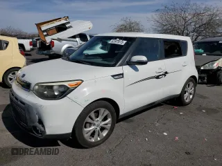 2014 Kia Soul + with VIN KNDJP3A59E7015882, listed as a Copart auction lot 52541815 with 130,768 mi miles and Salvage Title. Bid and sale history available at carsss.com. Image 1.