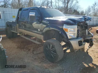 2012 Ford F-350 XL with VIN 1FT8W3DT1CEA04010, listed as a Copart auction lot 46789155 with Not Provided miles and Salvage Title. Bid and sale history available at DreamBid. Image 4.