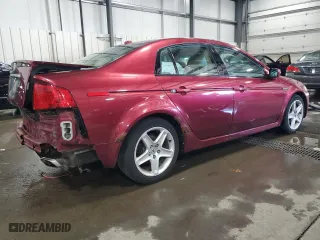 2005 Acura TL with VIN 19UUA66255A080537, listed as a Copart auction lot 52018525 with 162,820 mi miles and Salvage Title. Bid and sale history available at carsss.com. Image 3.