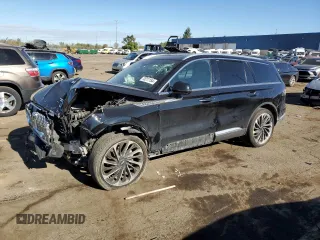2022 Lincoln Aviator Reserve with VIN 5LM5J7XC9NGL11154, listed as a Copart auction lot 75211154 with 31,869 mi miles and Salvage title. Bid and sale history available at DreamBid. Image 1.