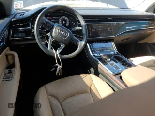 2019 Audi Q8 Premium Plus with VIN WA1BVAF13KD043155, listed as a Copart auction lot 52559895 with 66,711 mi miles and Salvage title. Bid and sale history available at DreamBid. Image 8.