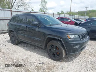 2018 Jeep Grand Cherokee Altitude with VIN 1C4RJFAG5JC376485, listed as a IAAI auction lot 42062828 with 121,550 mi miles and . Bid and sale history available at DreamBid. Image 1.