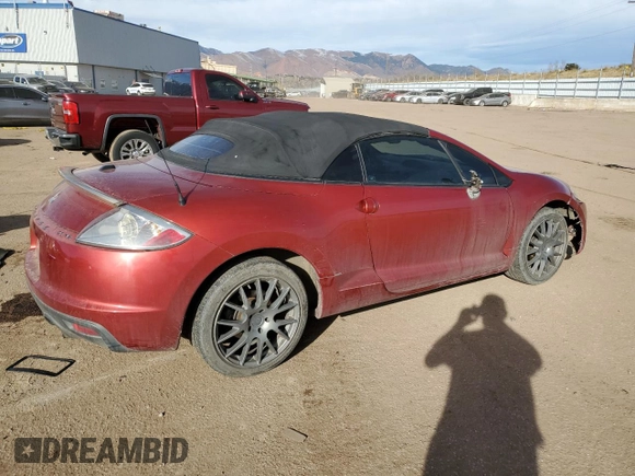 2010 Mitsubishi Eclipse GT with VIN 4A37L3ET6AE007157, listed as a Copart auction lot 81844474 with 153,391 mi miles and Salvage Title. Bid and sale history available at DreamBid. Image 3.