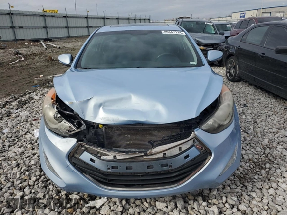 2013 Hyundai Elantra Coupe GS PZEV with VIN KMHDH6AE4DU006143, listed as a Copart auction lot 80347114 with 121,279 mi miles and Salvage Title. Bid and sale history available at carsss.com. Image 5.