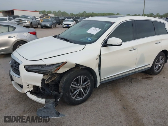 2020 Infiniti QX60 Pure with VIN 5N1DL0MN2LC531102, listed as a IAAI auction lot 41918887 with 55,284 mi miles and . Bid and sale history available at DreamBid. Image 18.