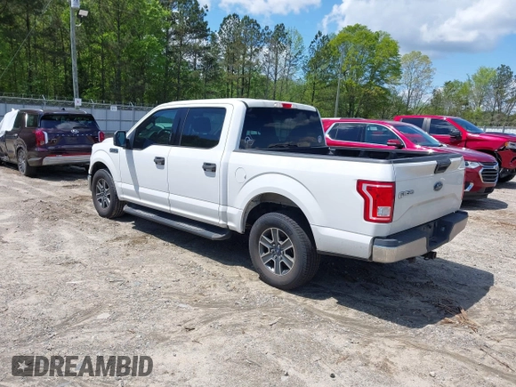 2017 Ford F-150 XL with VIN 1FTEW1CF2HFB53224, listed as a IAAI auction lot 41965848 with 148,882 mi miles. Bid and sale history available at carsss.com. Image 3.