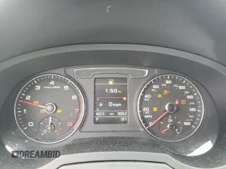 2018 Audi Q3 Premium with VIN WA1BCCFS7JR026757, listed as a Copart auction lot 48523745 with 46,315 mi miles and Salvage Title. Bid and sale history available at carsss.com. Image 9.