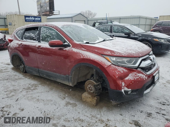 2019 Honda CR-V EX-L with VIN 2HKRW2H84KH604619, listed as a Copart auction lot 85748844 with 0 mi miles and Salvage Title. Bid and sale history available at carsss.com. Image 4.