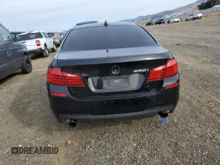 2015 BMW 5 Series 550i with VIN WBAKN9C5XFD961497, listed as a Copart auction lot 79321104 with Not provided miles and Salvage title. Bid and sale history available at DreamBid. Image 6.