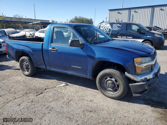 2005 Chevrolet Colorado Z85 with VIN 1GCCS148758133845, listed as a Copart auction lot 83060214 with 165,739 mi miles and Salvage Title. Bid and sale history available at carsss.com. Image 4.