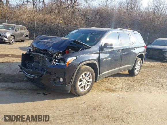 2020 Chevrolet Traverse LT Cloth with VIN 1GNERGKW9LJ151852, listed as a IAAI auction lot 41726690 with 92,671 mi miles. Bid and sale history available at carsss.com. Image 17.