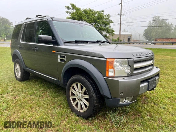 2008 Land Rover LR3 SE with VIN SALAE25408A489947, listed as a Copart auction lot 57056995 with 158,709 mi miles and Clean Title. Bid and sale history available at DreamBid. Image 1.