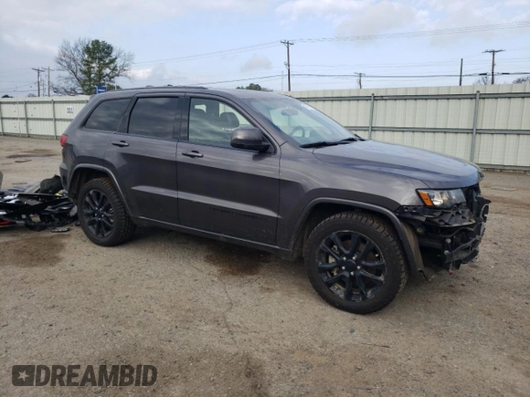 2021 Jeep Grand Cherokee Laredo X with VIN 1C4RJEAG8MC739120, listed as a Copart auction lot 43741855 with 54,404 mi miles and Salvage title. Bid and sale history available at DreamBid. Image 4.
