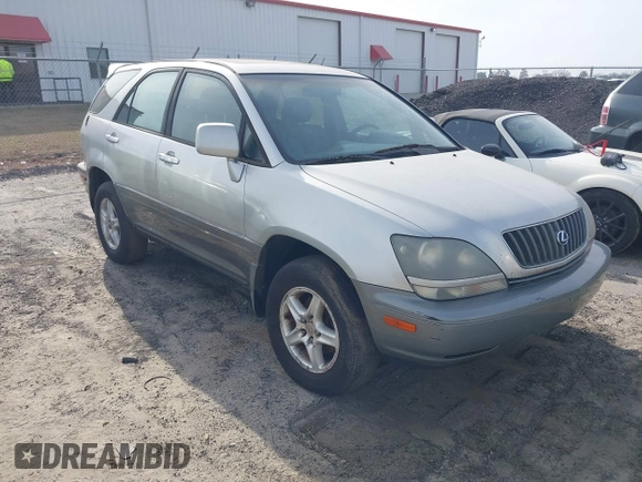 2000 Lexus RX 300 with VIN JT6HF10UXY0112771, listed as a IAAI auction lot 41793188 with 213,484 mi miles and . Bid and sale history available at DreamBid. Image 1.