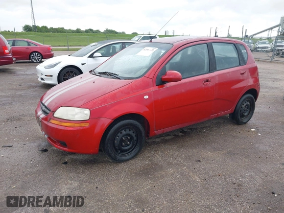 2006 Chevrolet Aveo LS with VIN KL1TD66686B681805, listed as a IAAI auction lot 42307732 with 172,769 mi miles and . Bid and sale history available at DreamBid. Image 2.