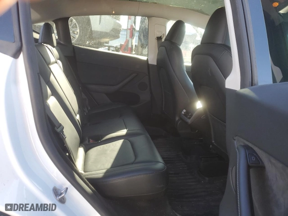 2023 Tesla Model Y Long Range with VIN 7SAYGDEE2PA120789, listed as a Copart auction lot 42927375 with 34,098 mi miles and Salvage Title. Bid and sale history available at carsss.com. Image 10.
