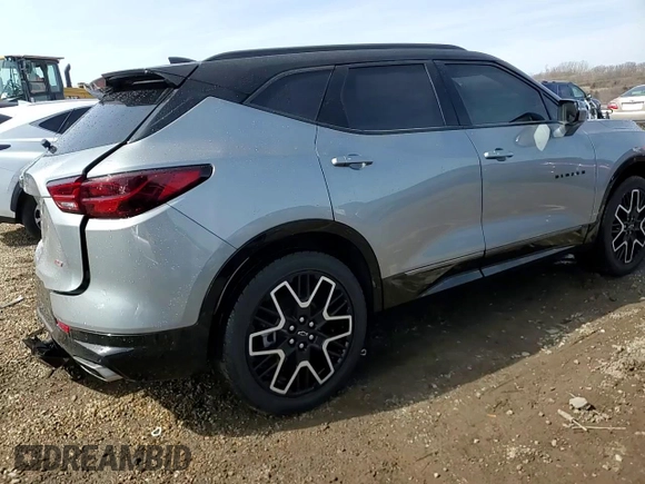 2023 Chevrolet Blazer RS with VIN 3GNKBKRS0PS224320, listed as a Copart auction lot 48774135 with 47,607 mi miles and Salvage title. Bid and sale history available at DreamBid. Image 14.