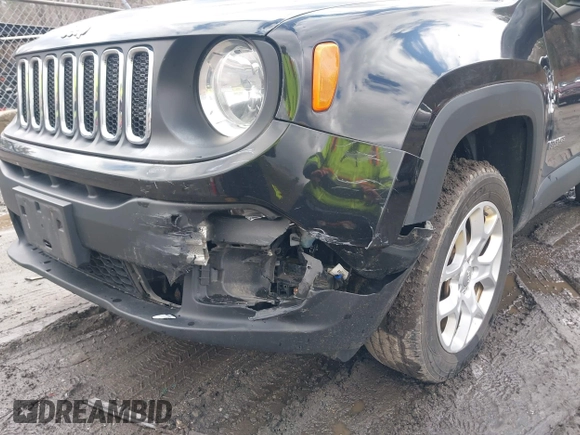 2016 Jeep Renegade Latitude with VIN ZACCJBBT3GPD93736, listed as a IAAI auction lot 41986406 with 98,571 mi miles. Bid and sale history available at carsss.com. Image 6.