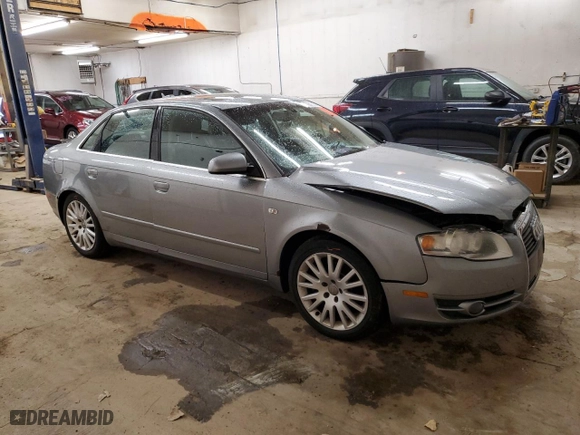 2006 Audi A4 2.0T with VIN WAUDF78E46A192659, listed as a Copart auction lot 79015274 with 168,602 mi miles and Salvage Title. Bid and sale history available at carsss.com. Image 4.