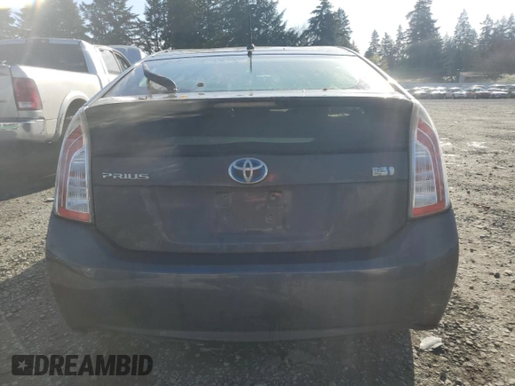 2013 Toyota Prius One with VIN JTDKN3DU6D5602015, listed as a Copart auction lot 51057985 with 190,962 mi miles and Salvage Title. Bid and sale history available at carsss.com. Image 6.