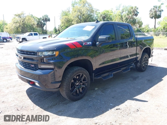 2021 Chevrolet Silverado 1500 LT Trail Boss with VIN 1GCPYFED2MZ422861, listed as a IAAI auction lot 41784383 with 53,167 mi miles and . Bid and sale history available at DreamBid. Image 17.