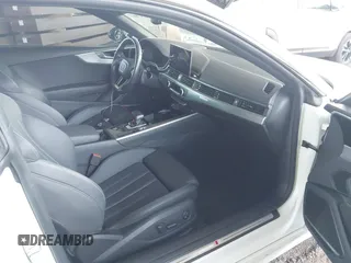 2021 Audi A5 S line Premium Plus z VIN WAUTAAF56MA029485, wystawiony jako IAAI lot #42064786 z przebiegiem 53 808 mil mil oraz . Historia ofert i sprzedaży dostępna na DreamBid. Obrazek 5.