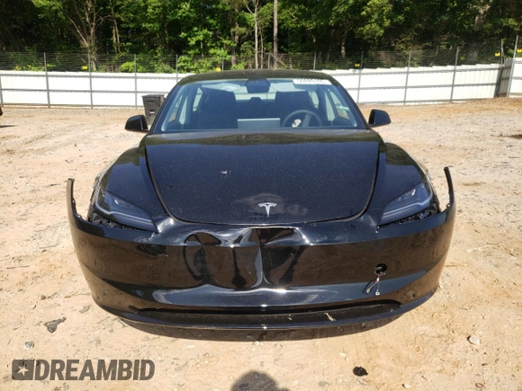 2025 Tesla Model 3 Long Range with VIN 5YJ3E1EA4SF965566, listed as a Copart auction lot 56820165 with 1,041 mi miles and Salvage title. Bid and sale history available at DreamBid. Image 5.