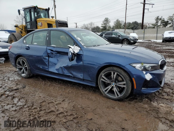 2023 BMW 3 Series 330i xDrive with VIN 3MW89FF07P8D09447, listed as a Copart auction lot 44165635 with 14,256 mi miles and Salvage Title. Bid and sale history available at carsss.com. Image 4.