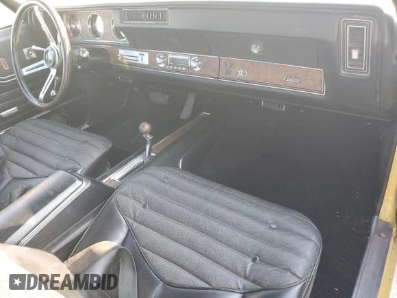 1970 Oldsmobile Cutlass z VIN 336870M260230, wystawiony jako Copart lot #69218634 z przebiegiem 99 839 mil mil oraz Szkody całkowita. Historia ofert i sprzedaży dostępna na DreamBid. Obrazek 8.